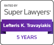 Rated By Super Lawyers | Lefteris K. Travayiakis